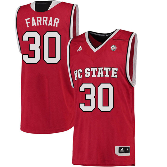 Men #30 Nick Farrar NC State Wolfpack College Basketball Jerseys Sale-Red - Click Image to Close